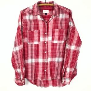 🌿 universal thread plaid shirt